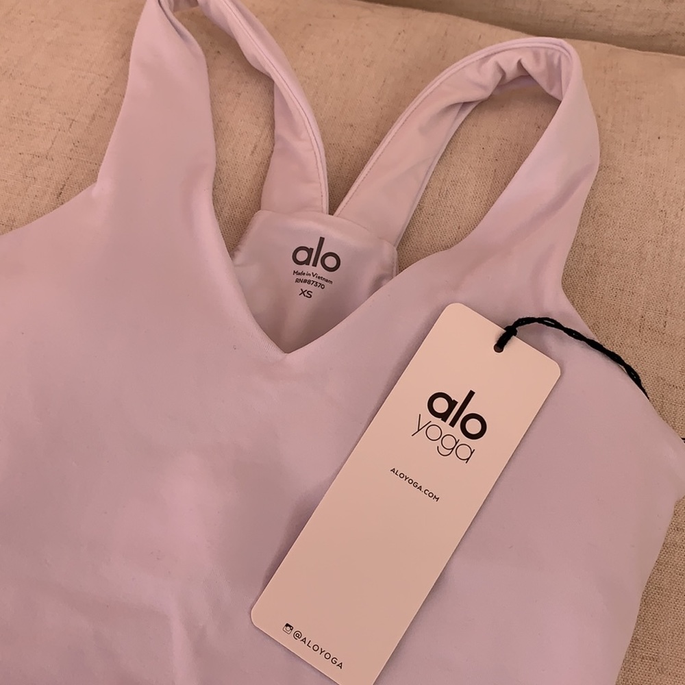 Alo Yoga Real Bra Tank white xs - Picture 4 of 5